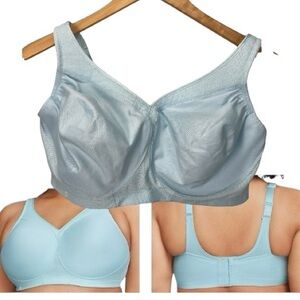 Glamorise MagicLift Seamless Sports Bra 1006 Frosted Aqua 40DD